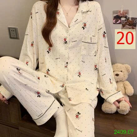 25HA2409.07 - BỘ PIZAMA NỮ THU ĐÔNG MẶC NHÀ