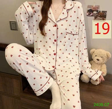25HA2409.07 - BỘ PIZAMA NỮ THU ĐÔNG MẶC NHÀ
