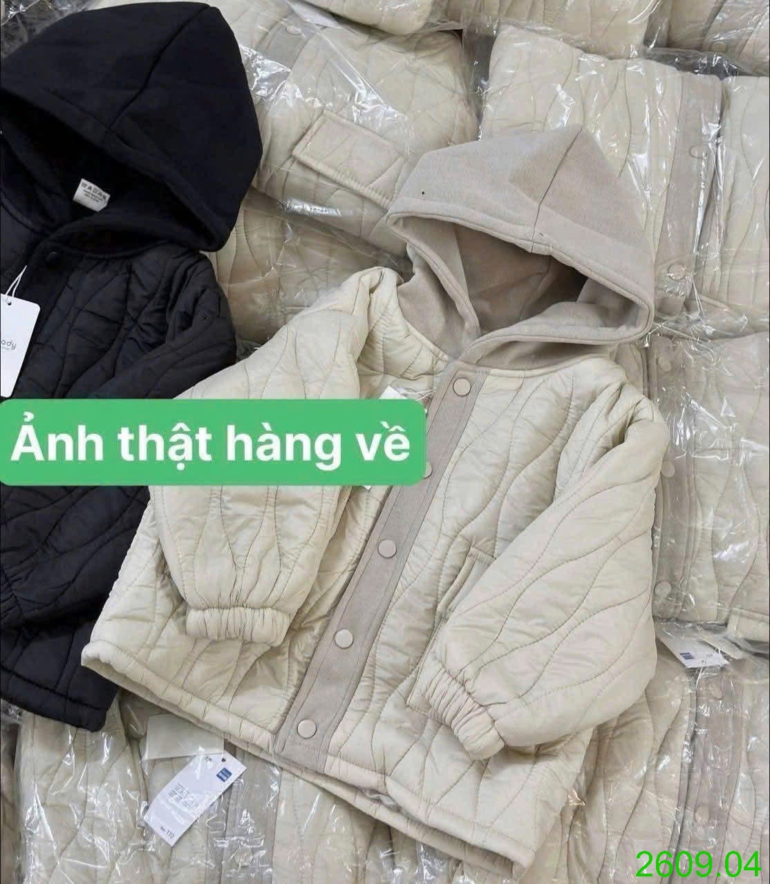 25HA2609.04 - ÁO KHOÁC TRẦN TRÁM MẪU MỚI NHÀ KACADY