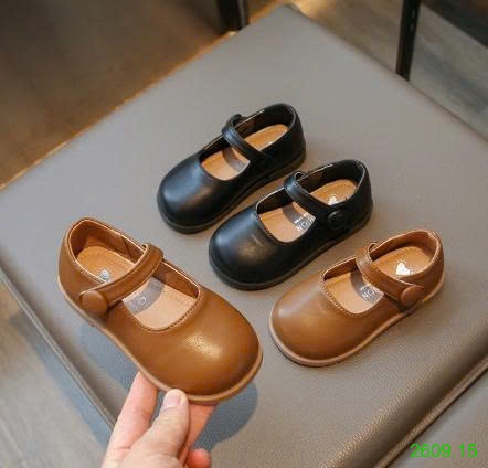 25HA2609.15 - GIÀY DA ĐẾ BẰNG MARRY JANE CHO BÉ