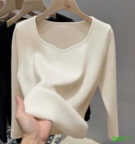 25HA2609.11 - ÁO LÓT LÔNG CỔ V CHO NỮ