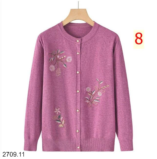 25HA2709.11 - ÁO CARDIGAN LEN NỮ TRUNG NIÊN