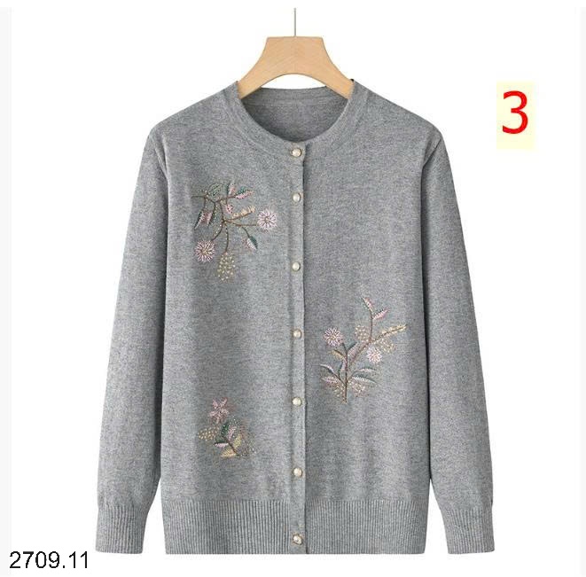 25HA2709.11 - ÁO CARDIGAN LEN NỮ TRUNG NIÊN