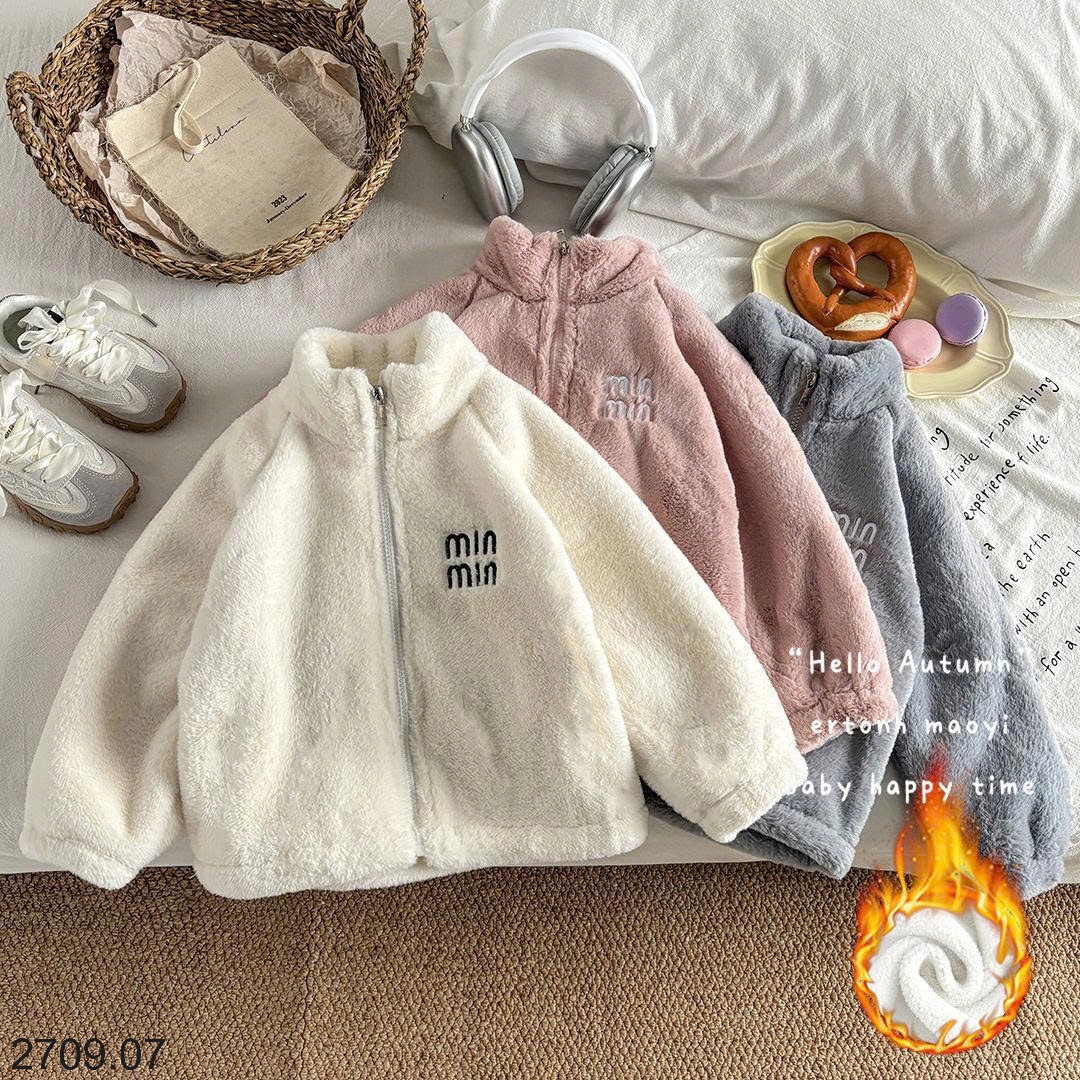 25HA2709.07 - ÁO KHOÁC LÔNG CỪU MINMIN