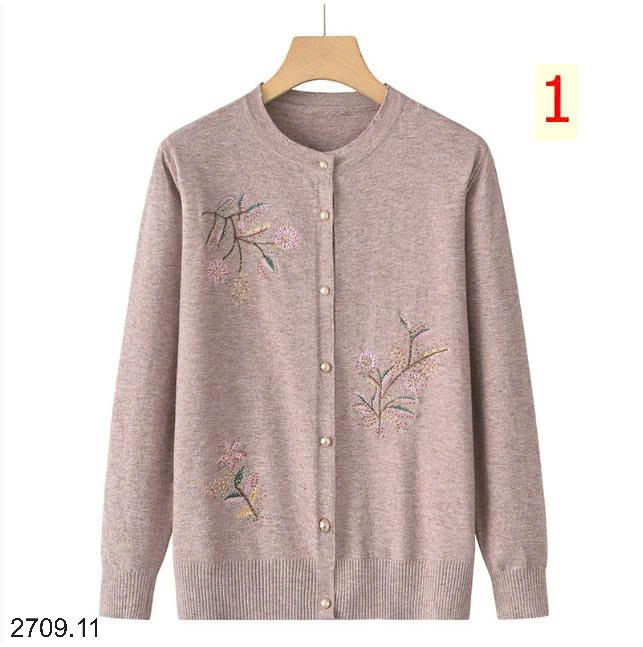 25HA2709.11 - ÁO CARDIGAN LEN NỮ TRUNG NIÊN
