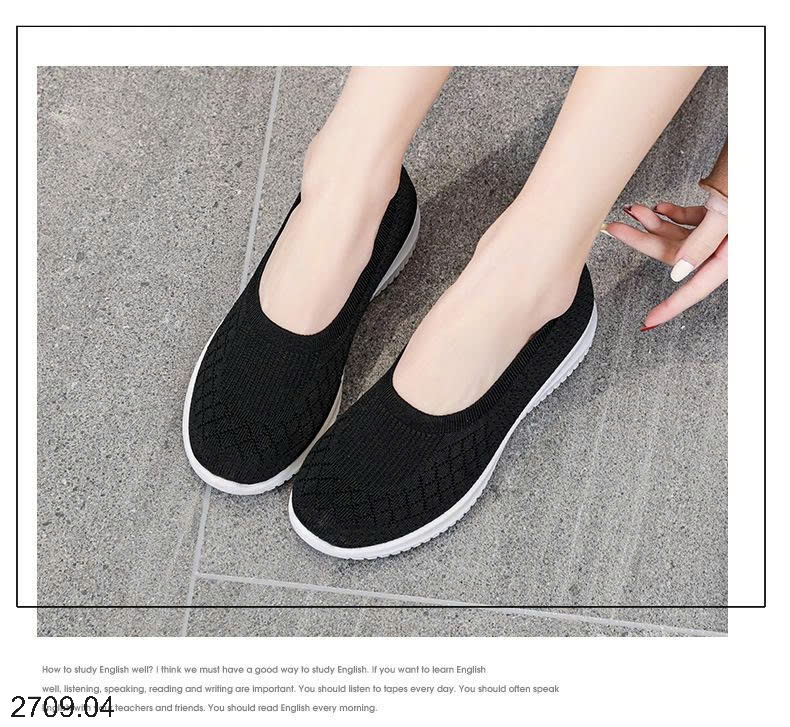 25HA2709.04 - GIÀY SLIPON THOÁNG KHÍ NỮ
