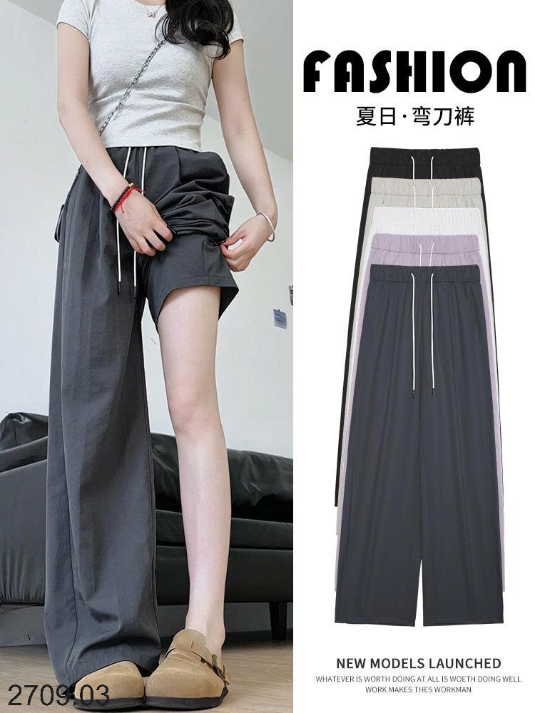 25HA2709.03 - QUẦN ỐNG RỘNG YAMAMOTO NỮ