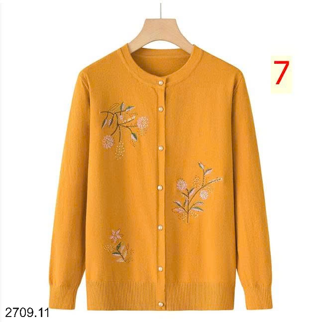 25HA2709.11 - ÁO CARDIGAN LEN NỮ TRUNG NIÊN