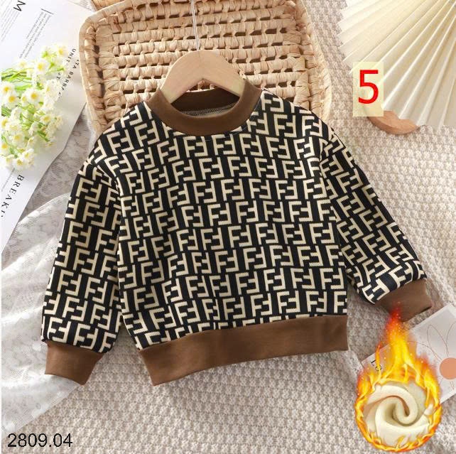 25HA2809.04 - SET 2 ÁO NỈ LÓT LÔNG CHO BÉ YÊU