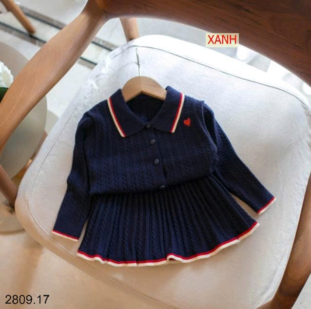 25HA2809.17 - SET VÁY LEN CHO BÉ