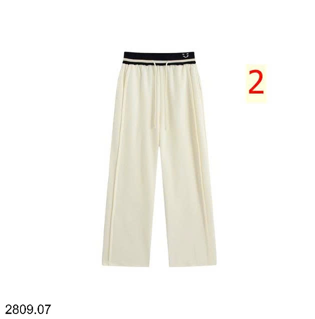 25HA2809.07 - QUẦN NỮ ỐNG RỘNG LƯNG CAO