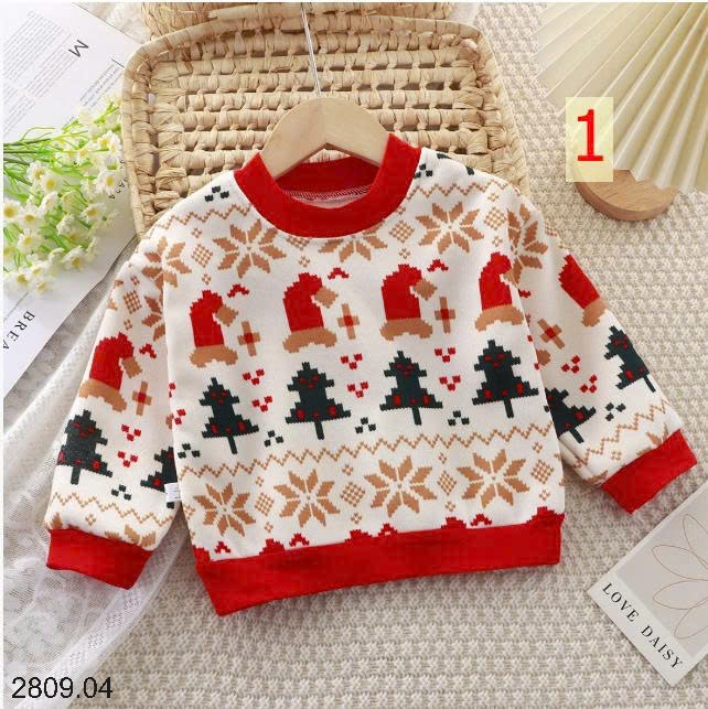 25HA2809.04 - SET 2 ÁO NỈ LÓT LÔNG CHO BÉ YÊU