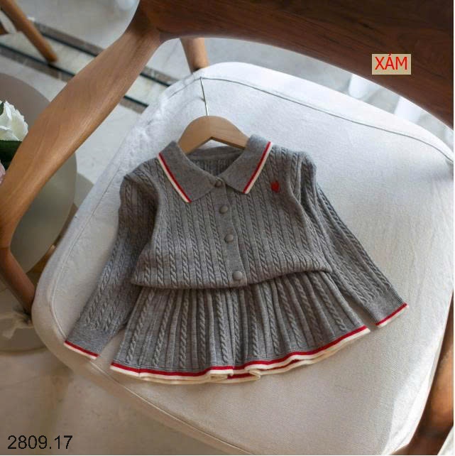 25HA2809.17 - SET VÁY LEN CHO BÉ
