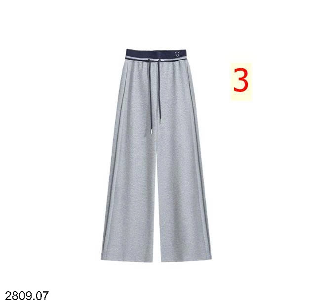 25HA2809.07 - QUẦN NỮ ỐNG RỘNG LƯNG CAO