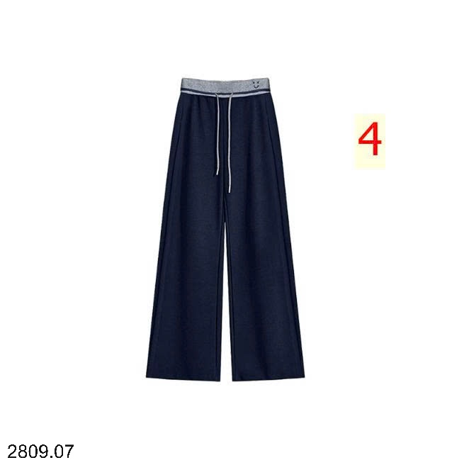 25HA2809.07 - QUẦN NỮ ỐNG RỘNG LƯNG CAO