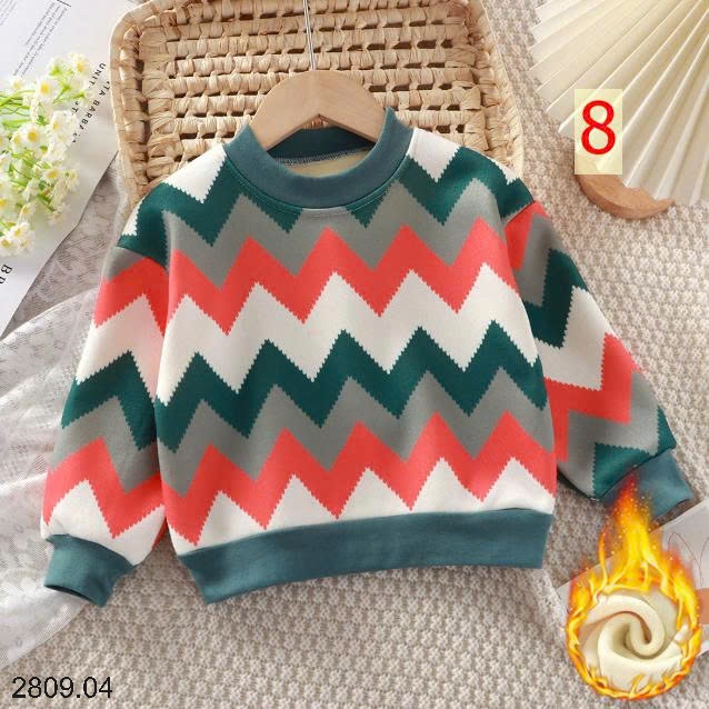 25HA2809.04 - SET 2 ÁO NỈ LÓT LÔNG CHO BÉ YÊU