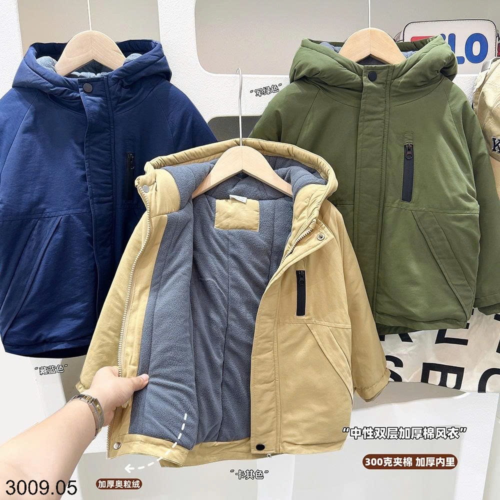 25HA3009.05 - ÁO KHOÁC LÓT LÔNG ẤM KACADY CHO BÉ