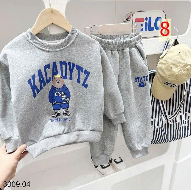 25HA3009.04 - BỘ NỈ KACADY CHO BÉ YÊU