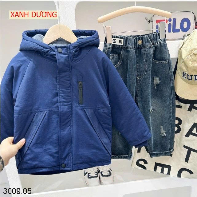 25HA3009.05 - ÁO KHOÁC LÓT LÔNG ẤM KACADY CHO BÉ