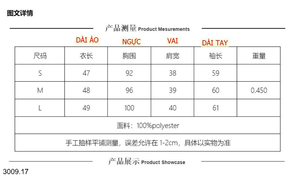 25HA3009.17 - ÁO DẠ NỮ HÃNG KASLEAD