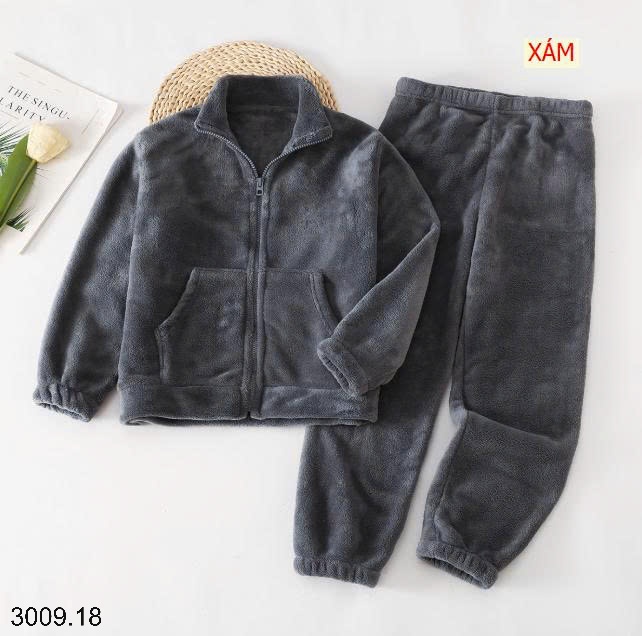 25HA3009.18 - BỘ KHOÁC LÔNG CỪU CHO BÉ