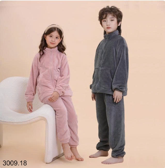 25HA3009.18 - BỘ KHOÁC LÔNG CỪU CHO BÉ