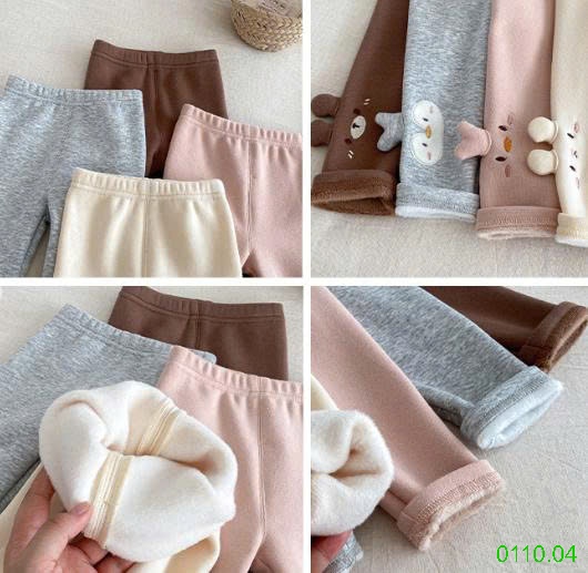 25HA0110.04 - QUẦN LEGGING LÓT LÔNG QUẢNG CHÂU CAO CẤP BÉ GÁI