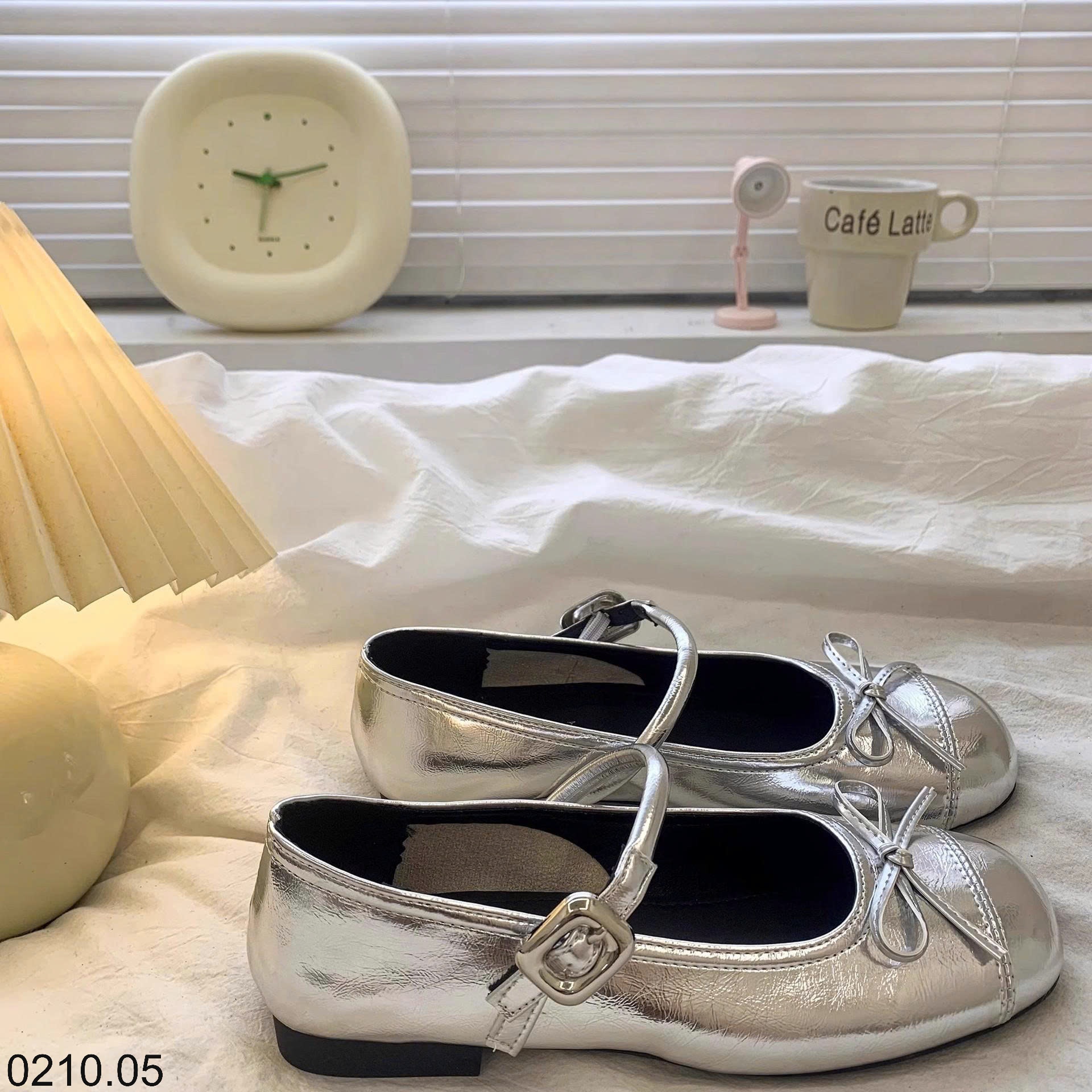 25HA0210.05 - GIÀY BÚP BÊ MARRY JANE NƠ BÉ GÁI
