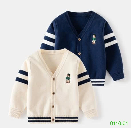 25HA0110.01 - CARDIGAN LEN WELLKIDS CHO BÉ