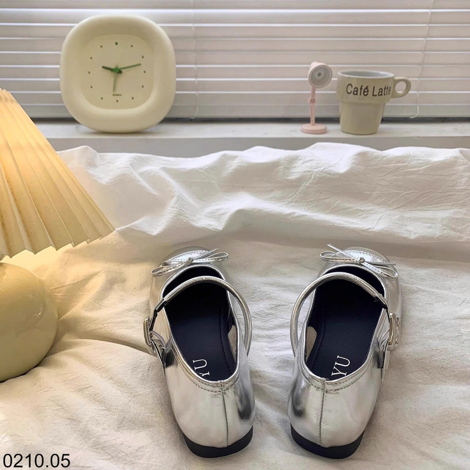 25HA0210.05 - GIÀY BÚP BÊ MARRY JANE NƠ BÉ GÁI