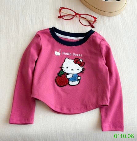 25HA0110.06 - ÁO DÀI TAY KITTY THÊU NỔI