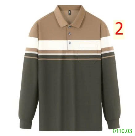 25HA0110.03 - ÁO POLO TRUNG NIÊN DÀI TAY