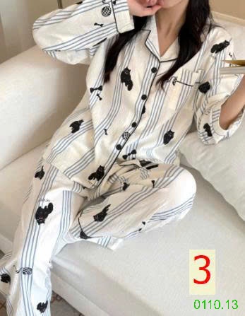 25HA0110.13 - BỘ PIZAMA NHĂN NHÀ MADNONO