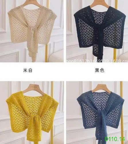 25HA0110.14 - KHĂN LƯỚI KHOÁC VAI THỦY THỦ THỜI TRANG