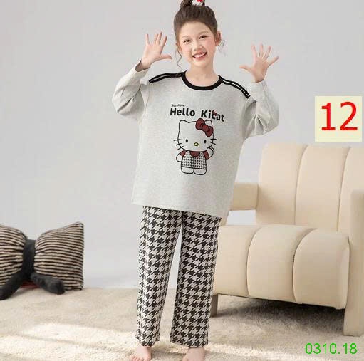 25HA0310.18 - BỘ MẶC NHÀ COTTON QUẢNG CHÂU MẸ CON