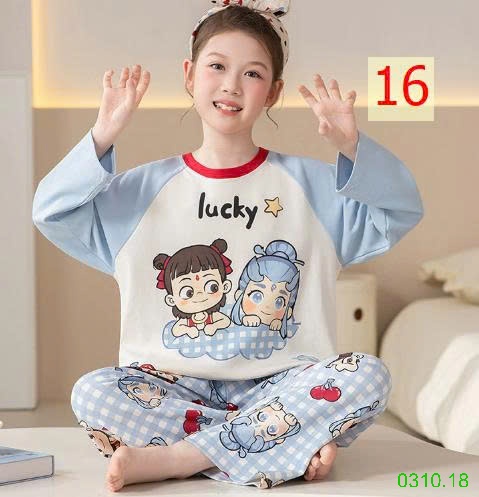 25HA0310.18 - BỘ MẶC NHÀ COTTON QUẢNG CHÂU MẸ CON