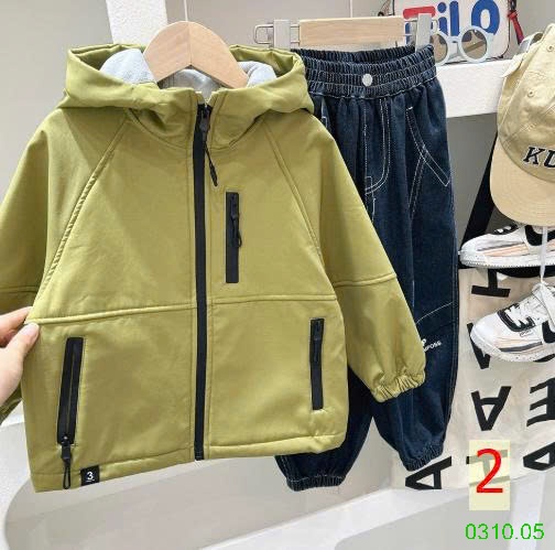 25HA0310.05 - ÁO KHOÁC LÓT NỈ SIÊU ẤM BÉ TRAI KACADY