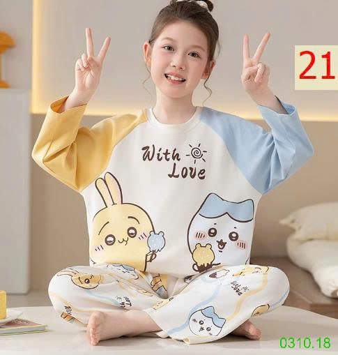25HA0310.18 - BỘ MẶC NHÀ COTTON QUẢNG CHÂU MẸ CON