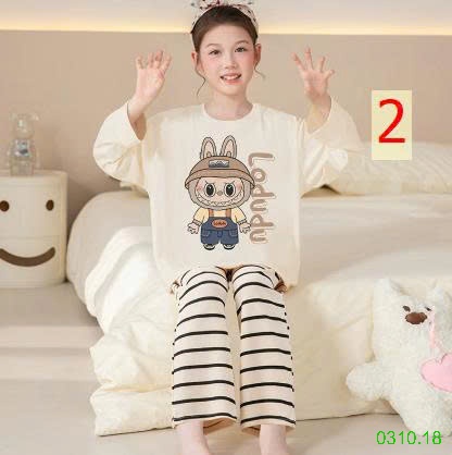 25HA0310.18 - BỘ MẶC NHÀ COTTON QUẢNG CHÂU MẸ CON