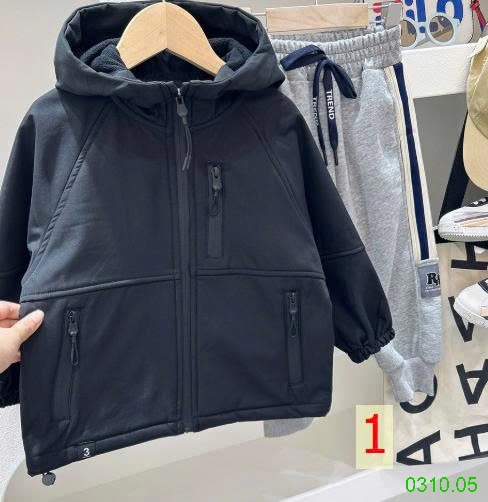 25HA0310.05 - ÁO KHOÁC LÓT NỈ SIÊU ẤM BÉ TRAI KACADY