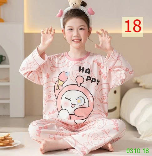 25HA0310.18 - BỘ MẶC NHÀ COTTON QUẢNG CHÂU MẸ CON