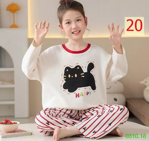 25HA0310.18 - BỘ MẶC NHÀ COTTON QUẢNG CHÂU MẸ CON