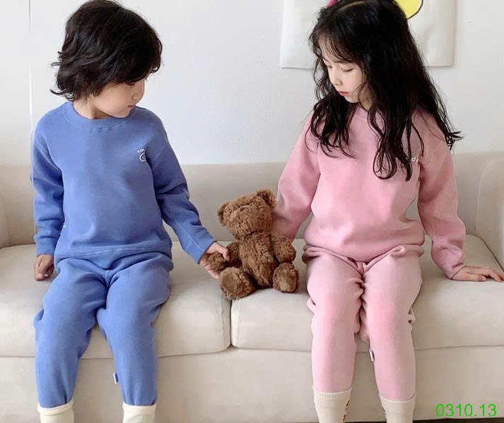 25HA0310.13 - BỘ NỈ KẺ LÓT LÔNG CỪU SIÊU ẤM CHO BÉ