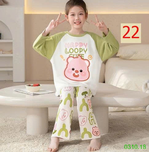 25HA0310.18 - BỘ MẶC NHÀ COTTON QUẢNG CHÂU MẸ CON