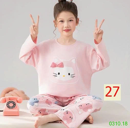25HA0310.18 - BỘ MẶC NHÀ COTTON QUẢNG CHÂU MẸ CON