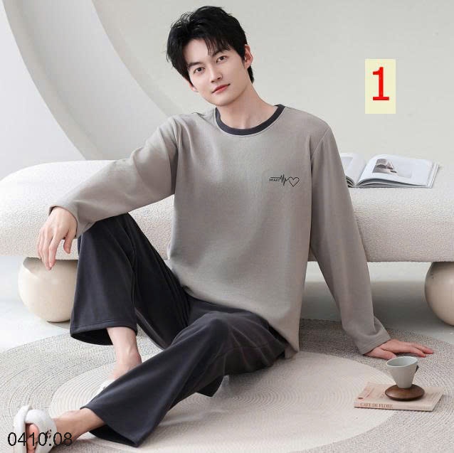 25HA0410.08 - BỘ NỈ MẶC NHÀ NAM