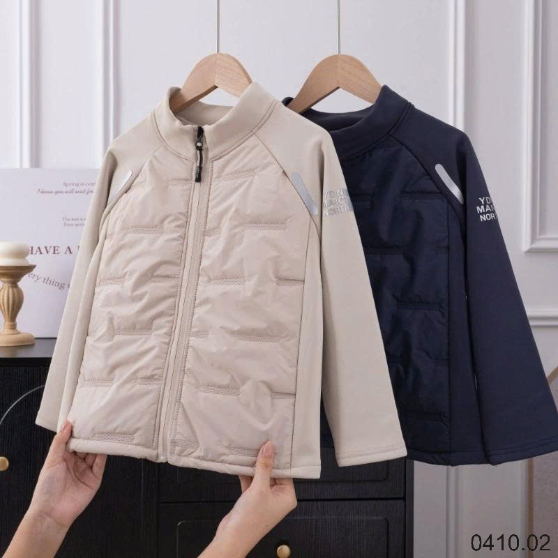 25HA0410.02 - ÁO KHOÁC THỂ THAO SIZE ĐẠI CHO BÉ