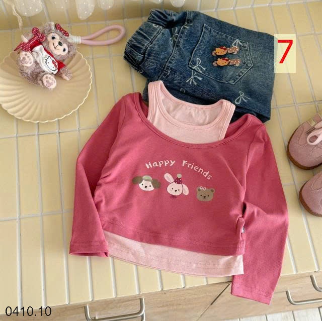 25HA0410.10 - ÁO THU ĐÔNG BÉ GÁI HÃNG NINGLI