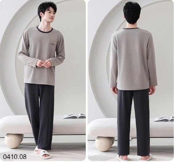 25HA0410.08 - BỘ NỈ MẶC NHÀ NAM