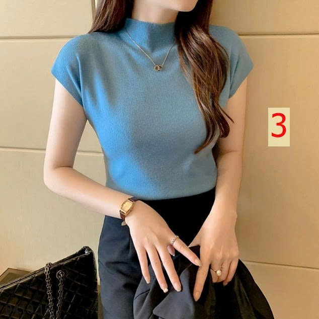 25HA0410.15 - SET 2 ÁO LEN CỔ LỌ TAY HẾN CHO NỮ